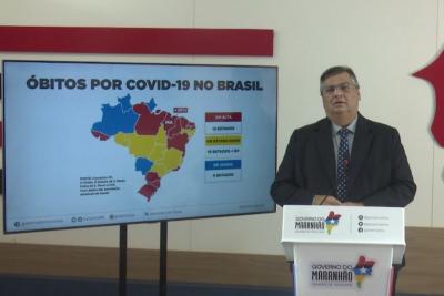 Covid-19: Flávio Dino anuncia novas medidas contra a doença no MA