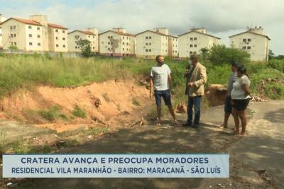 Moradores reclamam de buracos no Maracanã