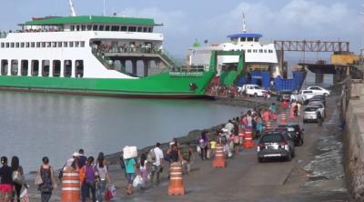 Profissionais da saúde tem prioridade de embarque nos ferry-boats