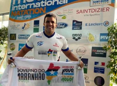 Nadador coloca o Maranhão no pódio em competição na França
