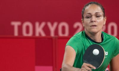 Joyce Oliveira disputa oitavas no tênis de mesa esta noite em Tóquio