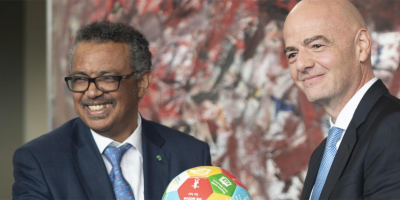  OMS e FIFA agem juntas para enfrentar a COVID-19
