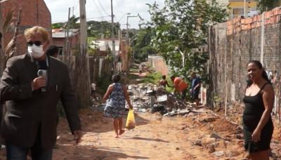 Moradores reclamam da falta de infraestrutura em via do bairro Recanto Vila Luizão