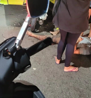 Motociclista fica ferido após colidir em traseira de ônibus em São Luís