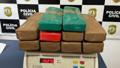 Bom Jardim: polícia apreende mais de 10 kg de maconha; uma pessoa foi presa