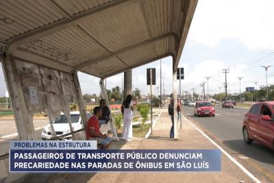 Usuários denunciam problemas em paradas de ônibus em São Luís