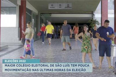 Maior colégio eleitoral de São Luís tem votação tranquila no 2º turno