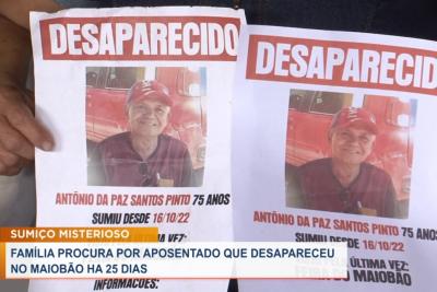 Família busca idoso desaparecido há quase um mês em Paço do Lumiar
