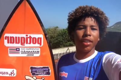 Jovem representará o Maranhão em Circuito Brasileiro de Surf