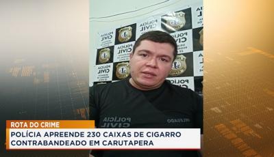 Carutapera: operação apreende 230 caixas de cigarros contrabandeados
