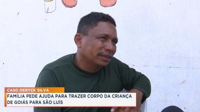 Caso Deryck: família pede ajuda para trazer corpo da criança do Goiás para São Luís