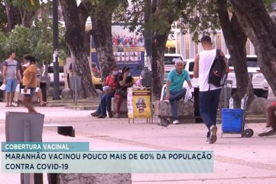 COVID-19: Maranhão vacinou pouco mais de 60% da população