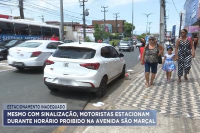 SMTT orienta motorista quanto ao estacionamento na Av. São Marçal