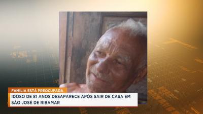 Família busca idoso desaparecido em São José de Ribamar