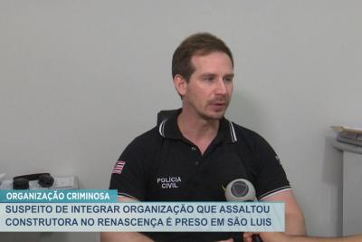 Suspeito de roubar construtora é preso pela policia em São Luís.