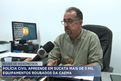 Polícia Civil apreende mais de 5 mil hidrômetros roubados em São Luís