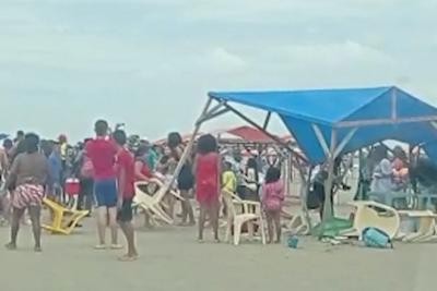 Quatro pessoas são atropeladas na praia do Araçagi, em São José de Ribamar