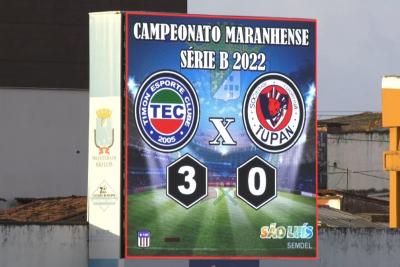 Timon vence Tupan por 3 a 0 pelo Campeonato Maranhense