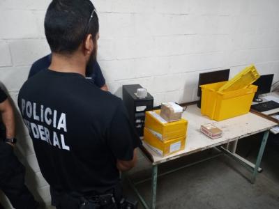 PF apreende 3 kg de drogas em unidade dos Correios no MA