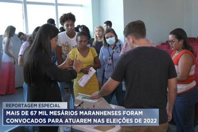 Eleições de 2022: mais de 60 mil mesários maranhenses foram convocados