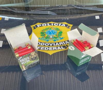 PRF flagra motorista portando munições ilegalmente em Imperatriz