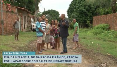 Balanço Geral mostra falta de infraestrutura no bairro Pirâmide