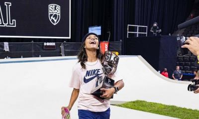 Maranhense Rayssa Leal vence etapa da Liga Mundial de Skate Street
