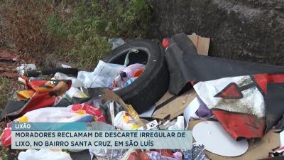 Moradores reclamam de lixão no bairro Santa Cruz em São Luís
