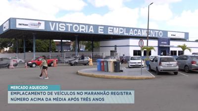 Emplacamento de veículos tem alta no Maranhão, aponta Fenabrave