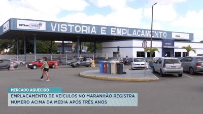 Emplacamento de veículos tem alta no Maranhão, aponta Fenabrave 