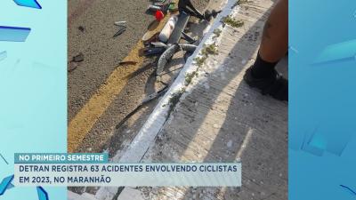 Detran registra 63 acidentes envolvendo ciclistas em 2023 no Maranhão