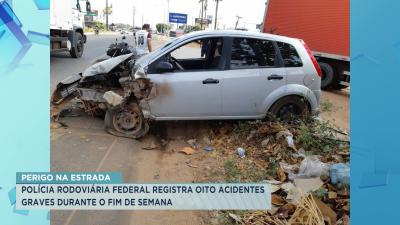 PRF registra quase 10 acidentes nas rodovias do Maranhão nesse fim de semana