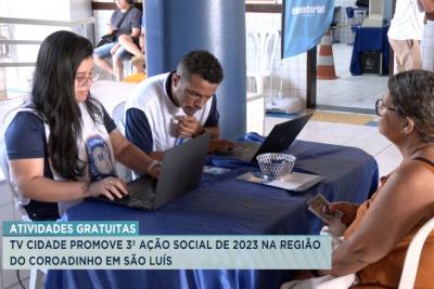 Coroadinho recebe 37ª ação social promovida pela TV Cidade