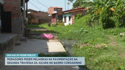 No bairro Coroadinho, moradores reclamam de infraestrutura