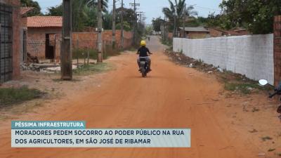 Na Rua dos Agricultores, Moradores reclamam de infraestrutura 