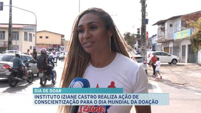 Instituto Iziane Castro realiza ação de conscientização no Dia Mundial da Doação