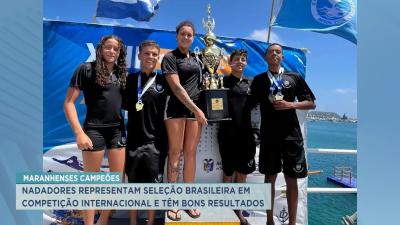 Nadadores maranhenses representam Seleção Brasileira no Equador