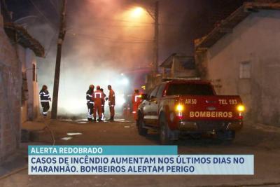 Casos de incêndios aumentam nos últimos dias no Maranhão