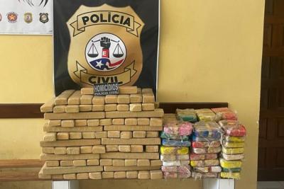 Caxias: polícia apreende mais de 200 kg de maconha em carreta bitrem na BR 316