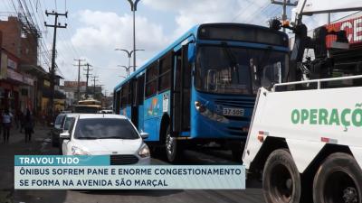 Ônibus apresentam pane e causam transtornos na Avenida São Marçal
