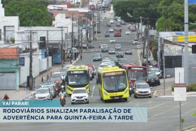 Rodoviários realizam paralisação de advertência nesta quinta (19) em São Luís
