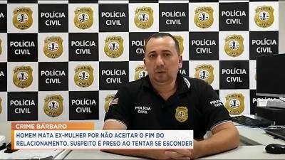 Buriti: preso suspeito de assassinar ex-mulher