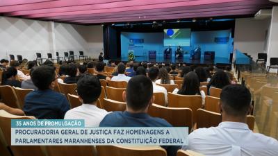 PGJ homenageia maranhenses que participaram da história da Constituição Federal