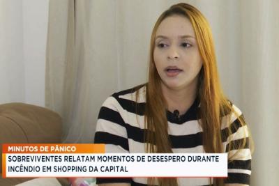 Sobreviventes relatam momentos de terror durante incêndio em shopping