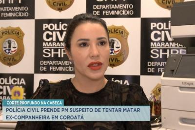 Coroatá: preso policial militar suspeito de tentar assassinar ex-companheira