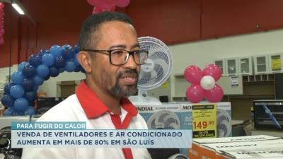 Aumentam vendas de ventilador e ar condicionado em São Luís