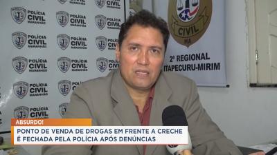 Miranda do Norte: preso suspeito de traficar drogas em frente a uma creche