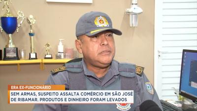 Sem armas, suspeito rouba comércio em São José de Ribamar