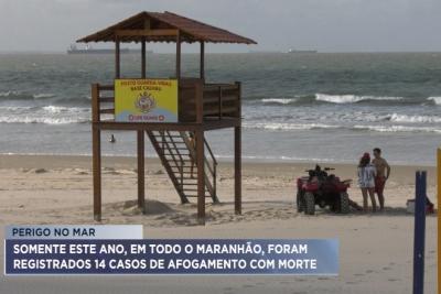 MA já tem 14 mortes por afogamento em praias em 2023