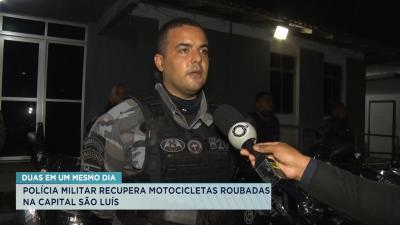 Polícia Militar recupera duas motocicletas roubadas no bairro Cidade Operária